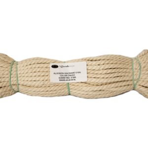 Algodón crudo macramé | Diametro 5mm